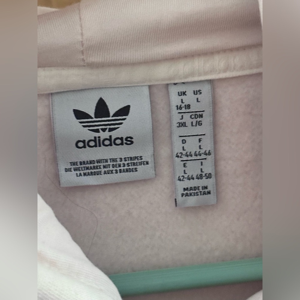 Adidas Essentials Oversized Crème Hoodie - Picture 3 of 4
